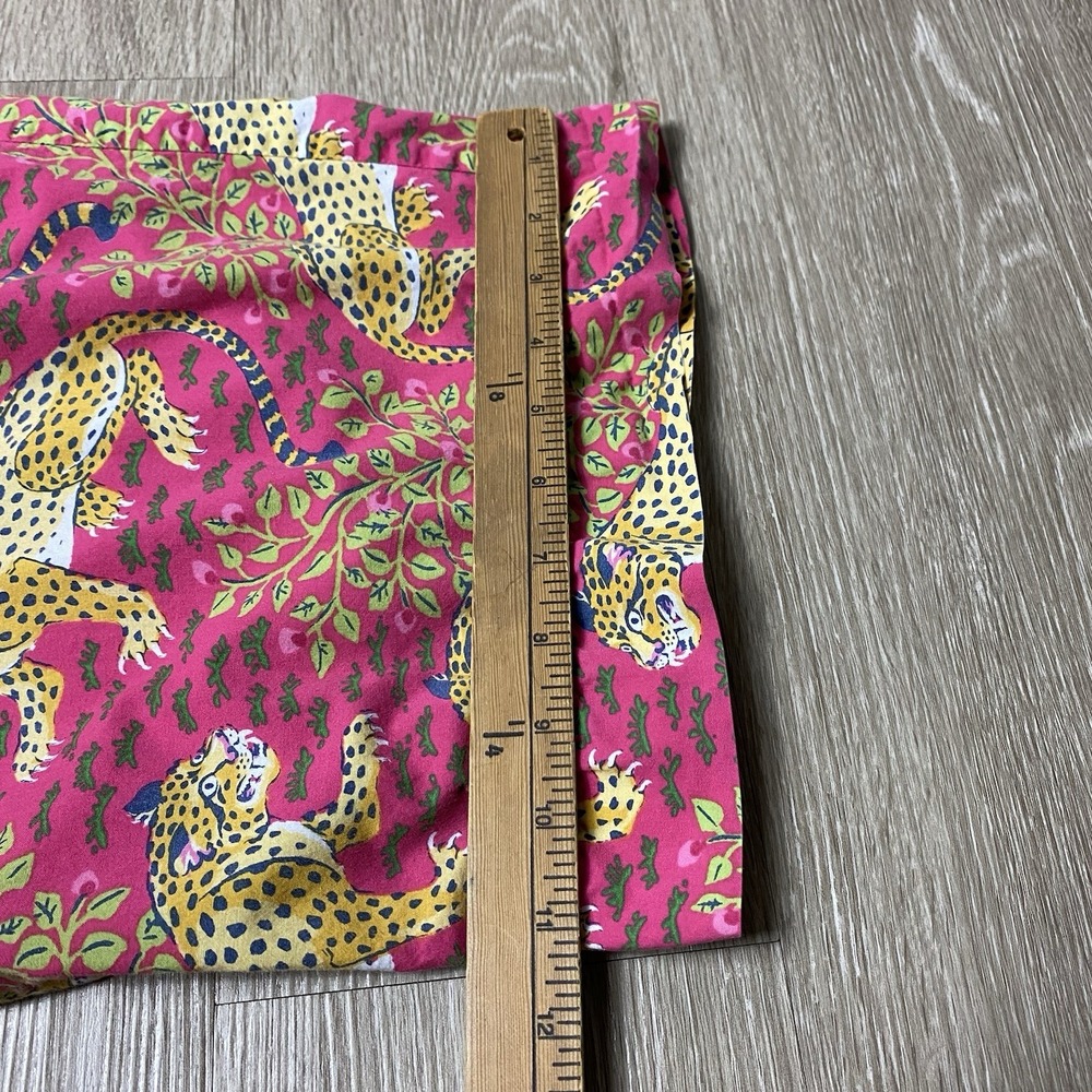 Printfresh Bagheera Leopard Pajama Pants Women's XL Pink 100% Organic Cotton - Picture 6 of 8